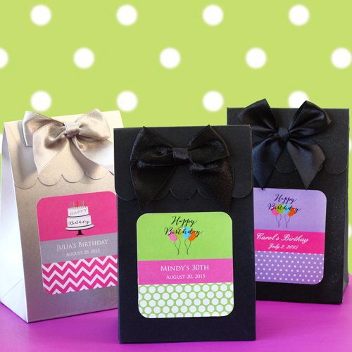 Personalized Birthday Candy Bags
