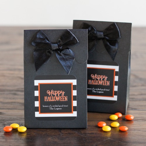 Personalized Holiday Candy Bags