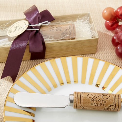 Stainless Steel Spreader with Wine Cork Handle