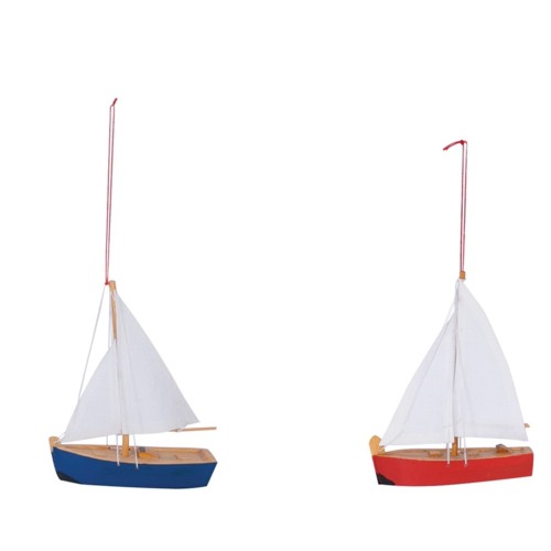 Mini Wooden Sailboats