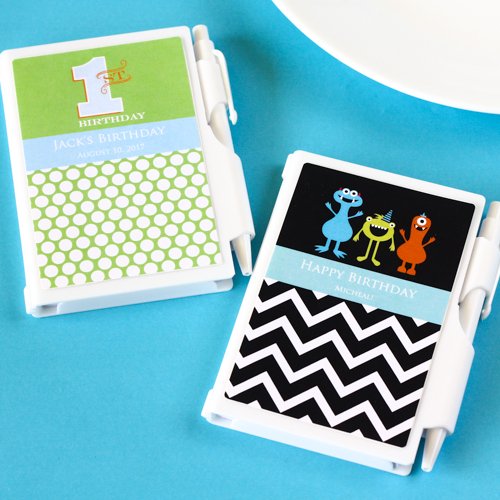 Personalized Kids Birthday Notebook Favor