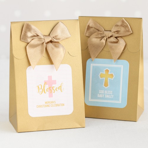 Personalized Baptism Candy Bags