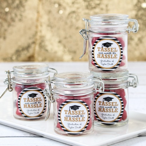 Personalized Glass Party Favor Jars