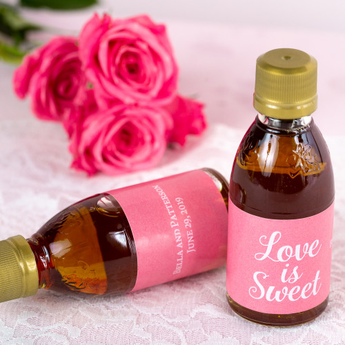 Personalized Maple Syrup Wedding Favor