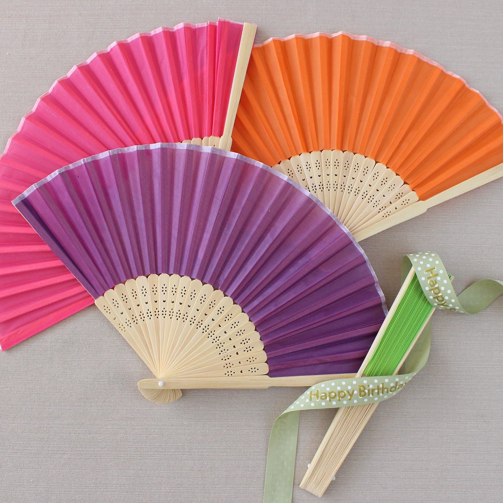 silk hand fans