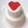 Heart Two Tier Mini Cakes