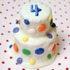 Multi Dots Two Tier Mini Cakes