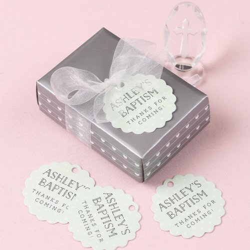 Personalized Scalloped Party Gift Tags