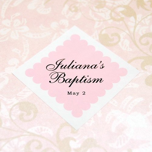 Personalized Diamond Party Labels