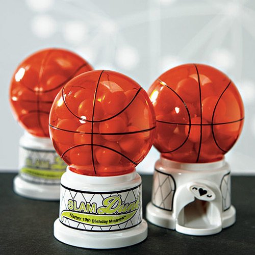 Personalized Mini Basketball Gumball Machine