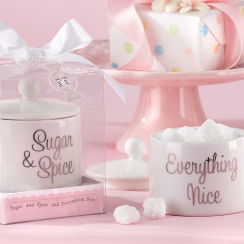 sugar and spice baby shower favors