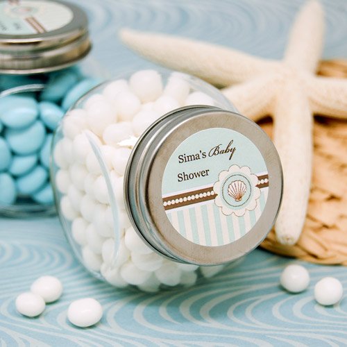 Personalized Beach Themed Mini Candy Jar