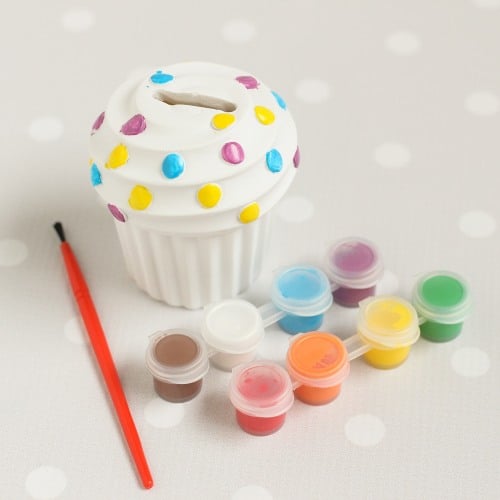 Decorate Your Own Cupcake Bank