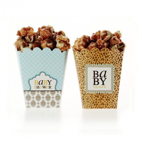 Leopard & Love Baby Blue Treat Boxes