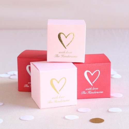 Personalized Favor Box, Personalized Cube Favor Box, Personalized ...