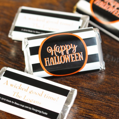 Personalized Halloween Hersheys Miniatures