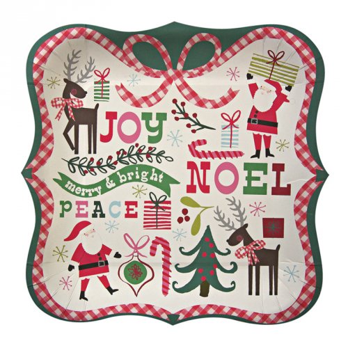 holiday paper plates