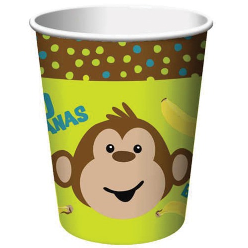 Monkeyin Around 9 oz. Cups
