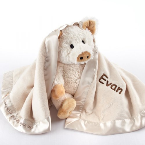 "Pig in a Blanket" Personalized Baby Gift Set