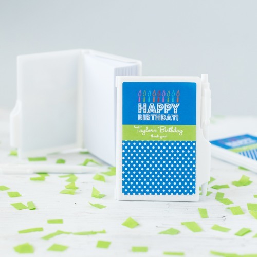 Personalized Birthday Notebook Favor