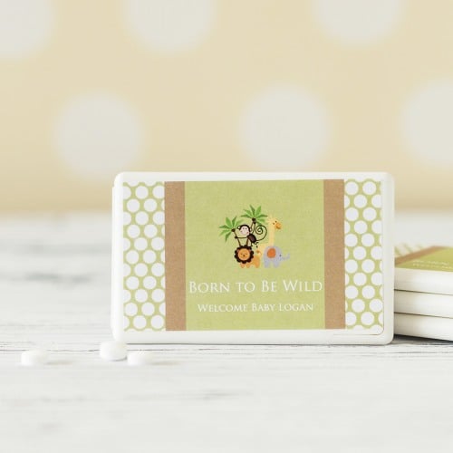 Personalized Baby Shower Mini Mint Pack