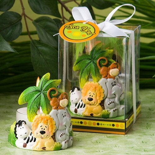 Jungle Critters Candle Favor