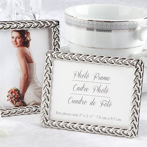 Silver Braided Photo Frame