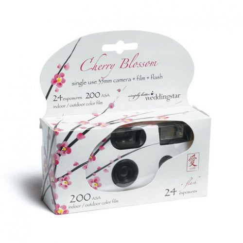 Cherry Blossom Disposable Camera