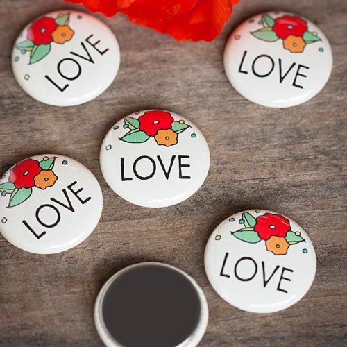 Personalized Button Magnets