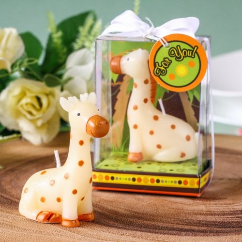 shower favors baby q Candle Giraffe Little Baby Favor