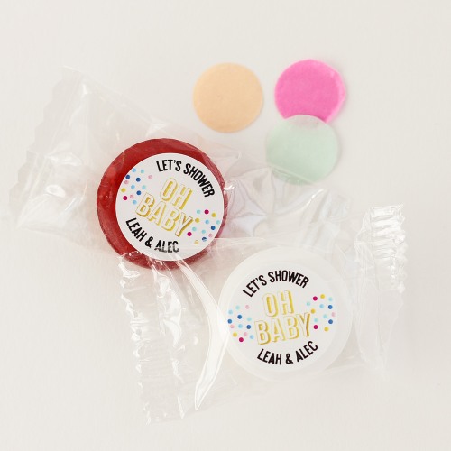 Personalized Baby Shower Life Saver Candies