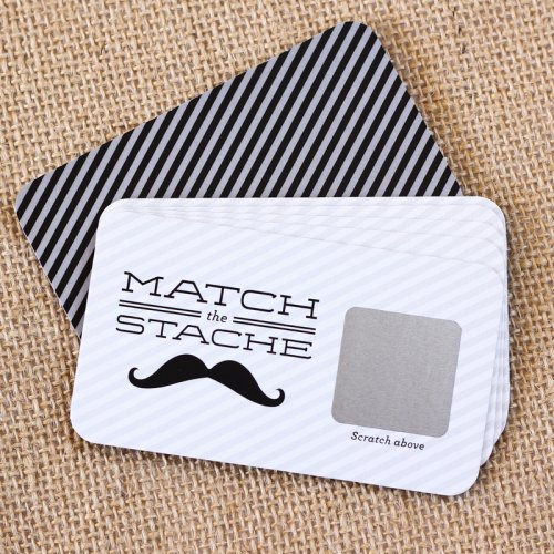 Mustache Scratch Cards Game