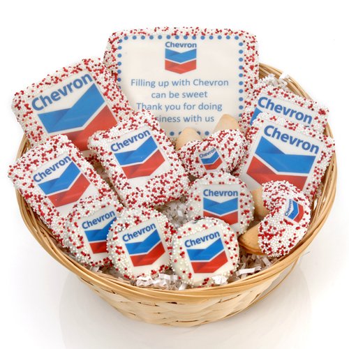 Corporate Logo Cookies, Corporate Logo Gift Baskets ...