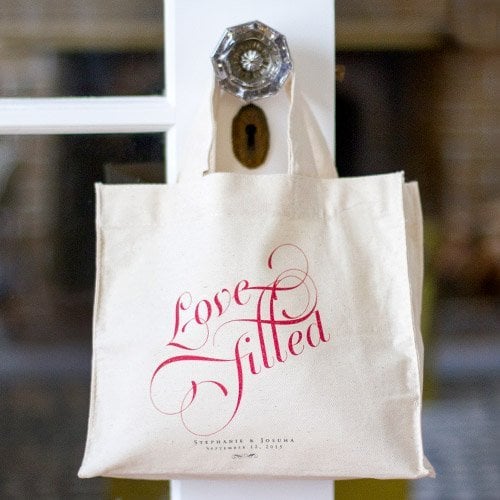 Personalized "Love-Filled" Tote Bag