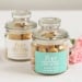 Personalized Mini Cookie Jars, Mini Bridal Cookie Jars, Mini Cookie Jars