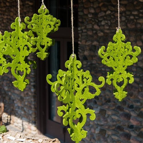 Decorative Moss Chandelier
