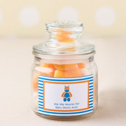 Personalized Mini Baby Shower Themed Cookie Jars