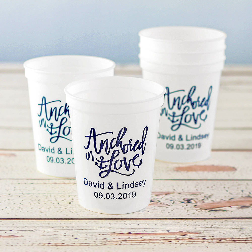 Stadium Cups for Weddings Custom Wedding Stadium Cups Cheers to Forever Wedding Stadium Cups 315 Stadium Cup Wedding Favors for Guests