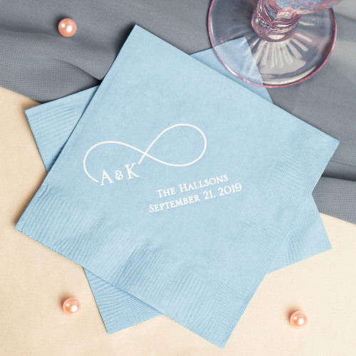 Personalized Eternal Love Exclusive Wedding Napkins