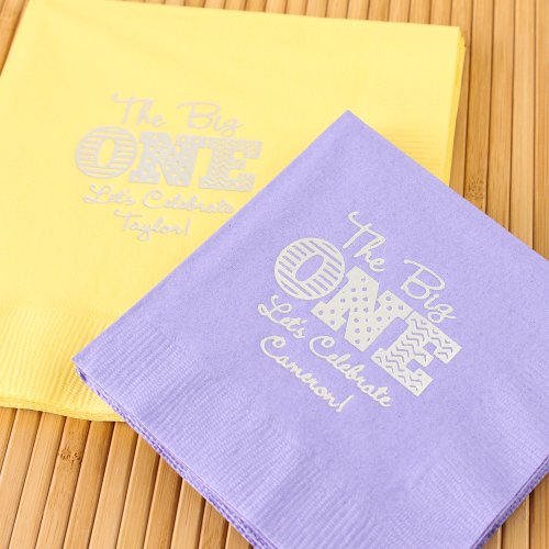 Personalized Party Napkins, Birthday Party Napkins, Birthday