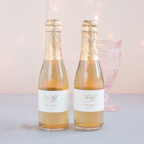 Personalized Metallic Foil Drink Labels