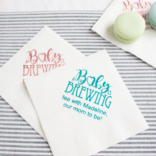 Personalized Baby Shower Napkins 