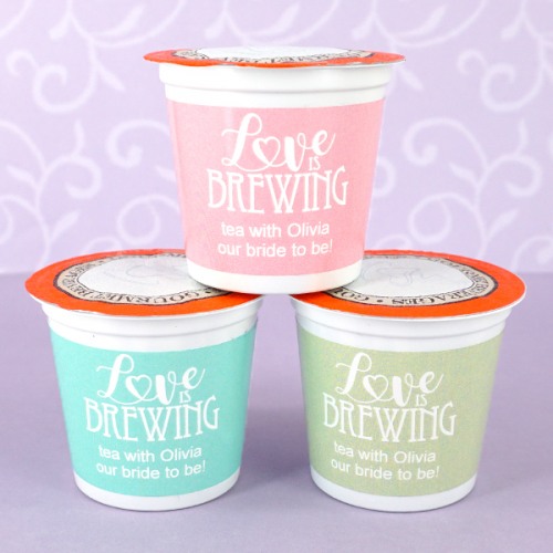 Personalized K-Cup Coffee Favors