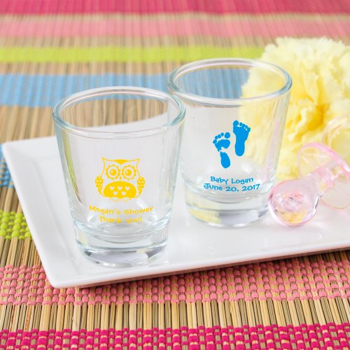 Personalized Baby Shower Shot Glasses