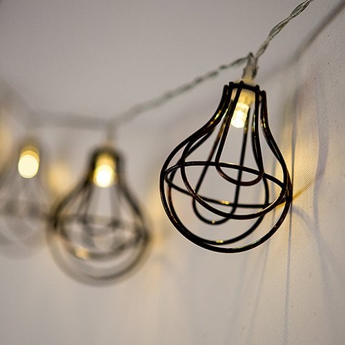 Wire Cage String Lights