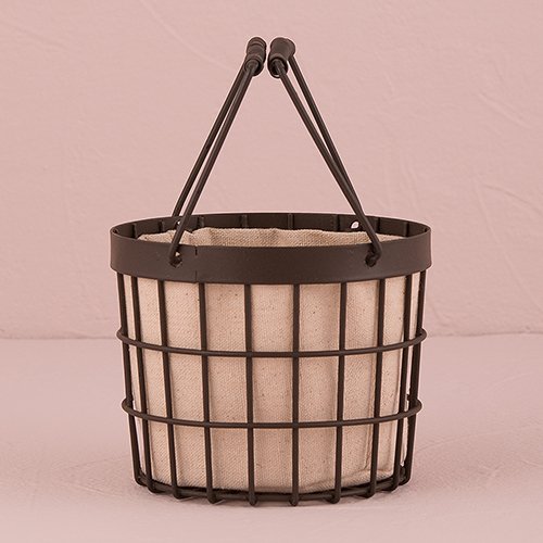 Rustic Wire Flower Basket