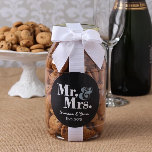 Personalized Bridal Cookie Gift Jars