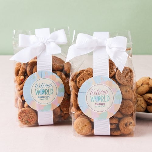 Personalized Baby Shower Cookie Favor Bags