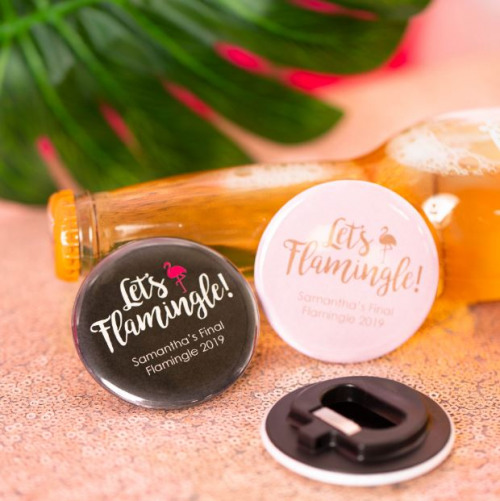 Personalized Button Bottle Opener