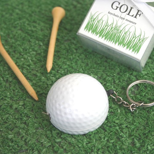 Golf Ball Tape Measure Keychain